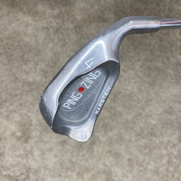 Ping Zing 4 Iron Red Dot -Precision Rifle 5.5 Stiff Steel Shaft- 1° Flat Mens RH - Picture 6 of 14